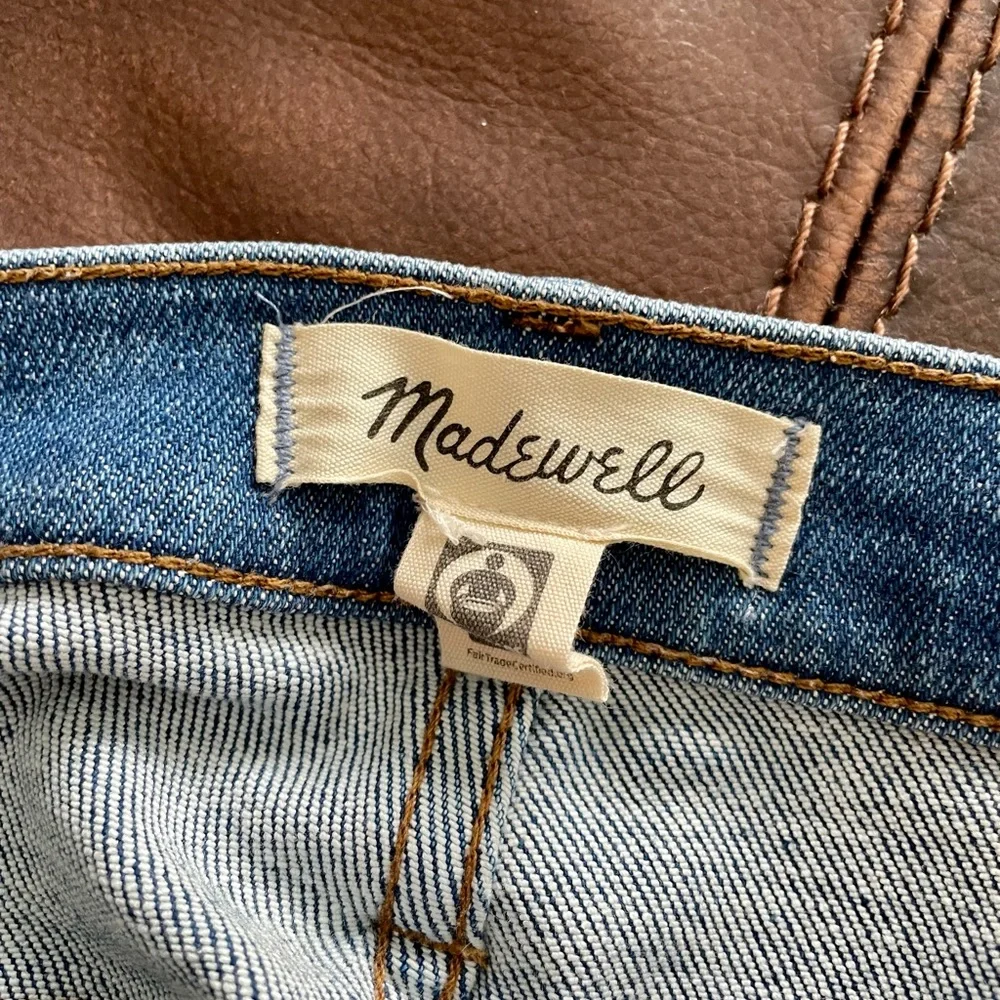 Madewell Denim Jeans: 10 inch high rise skinny crop. Size 29 tall. - Picture 7 of 9
